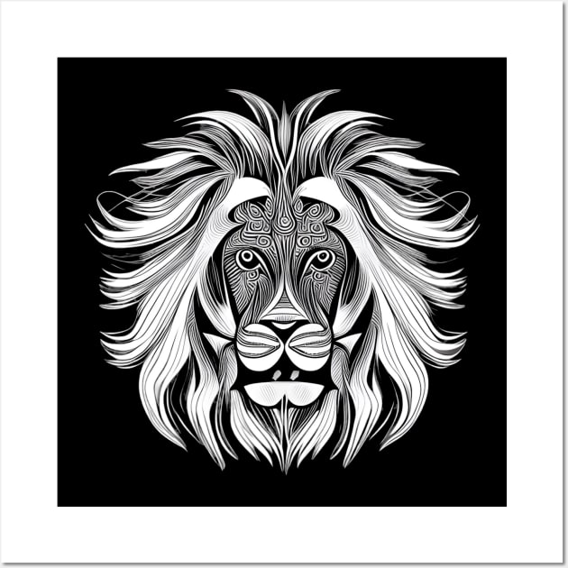 white lion Wall Art by mdr design